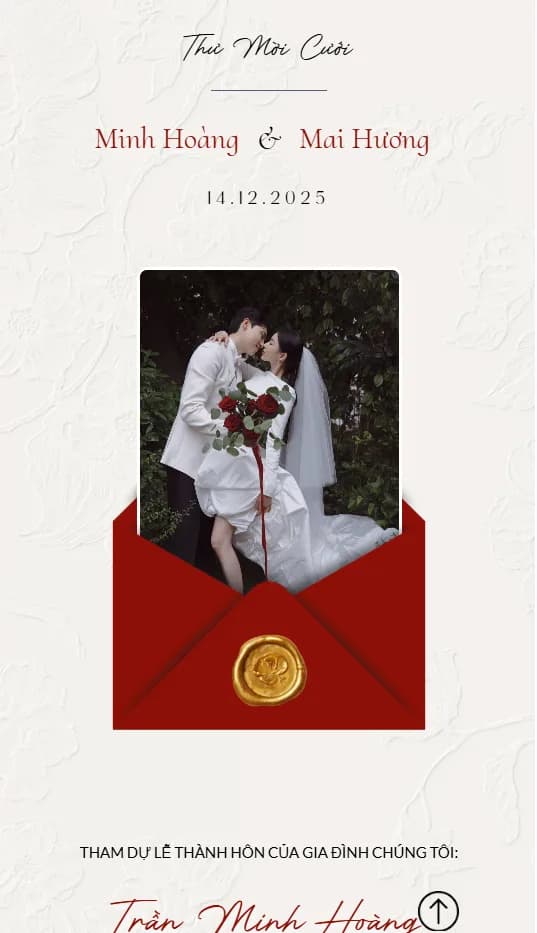 Thiệp 09 - Duyên Nồng Hoa Mộng